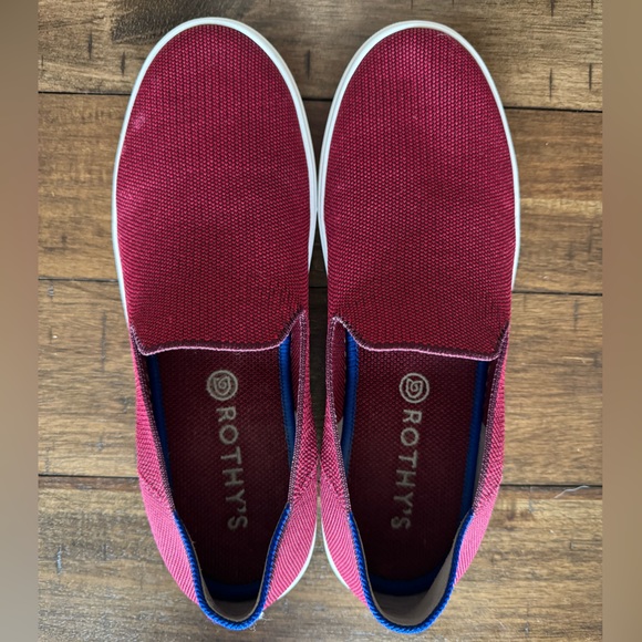 Rothy's Slip On Sneaker Garnet - Picture 2 of 9